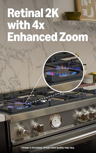 Ring Indoor Cam Plus (Newest Model) — Retinal 2K for crisp, true-to-life video quality, 4x Enhanced Zoom, Low-Light Sight, White - Image 3