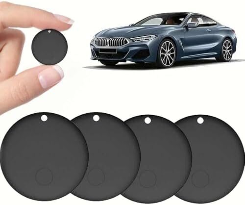 Mini GPS Tracker for Vehicles, Hidden Tracking Device for Vehicles, Car Tracker No Subscription Work with Find My (iOS Only), Vehicle Tracker with Audio for Kids, Dogs, Key, Luggage, Bag (4)