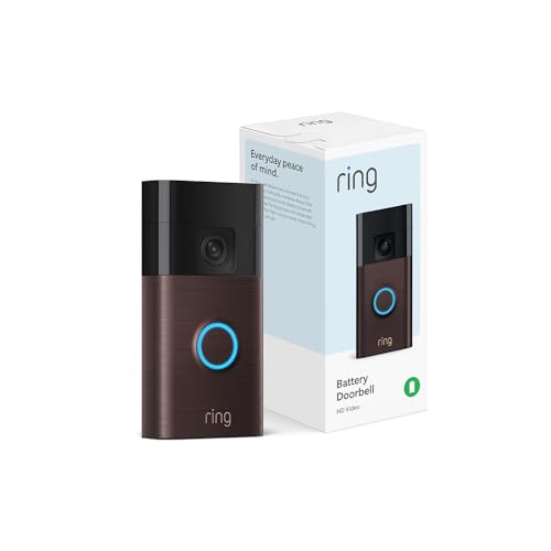 Ring Battery Doorbell | Home or business security with Head-to-Toe Video, Live View with Two-Way Talk, and Motion Detection & Alerts (newest model), Venetian Bronze - Image 2