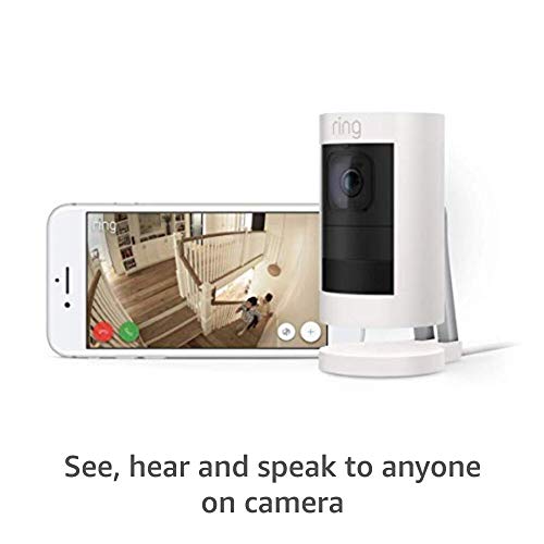 Ring Stick Up Cam Elite, Power over Ethernet HD Security Camera with Two-Way Talk, Night Vision, Works with Alexa - White - Image 3