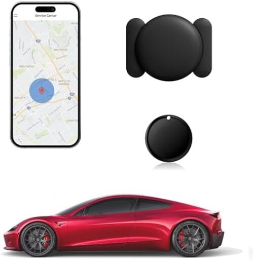 GPS Tracker for Vehicles,Magnetic Waterproof Car Tracker, No Monthly fees, Mini Portable GPS Tracker for Cars, Trucks, Motorcycle, Anti-Theft（Android Only）