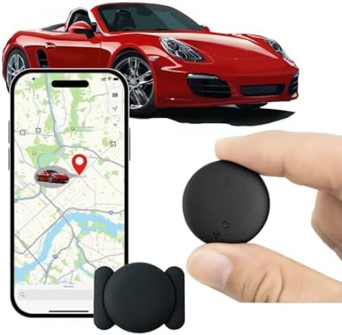 Super Magnetic! 360 Days of Battery Life! Apple Find My Subscription-Free GPS Car Locator – Waterproof and Drop-Proof, Stealth Tracking, 1 Year Only Replacement Not Repair