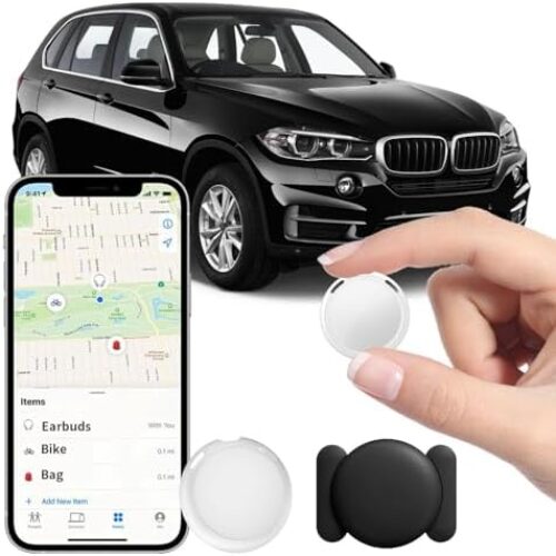GPS Tracker for Vehicles Work with Find My(iOS Only) Real Time Mini Car Item Finder Global Coverage Hidden Car Location GPS Tracking Tags Device No Monthly Fee or Subscription No SIM Card Required